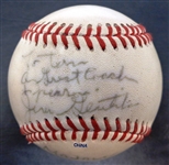 Jim Gentile Autographed Baseball