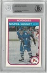 Michel Goulet Autographed 1982/83 O-Pee-Chee