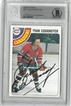 Yvan Cournoyer Autographed 1978/79 Topps