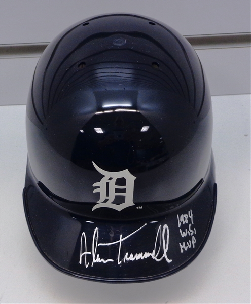 Alan Trammell Autographed Mini Helmet