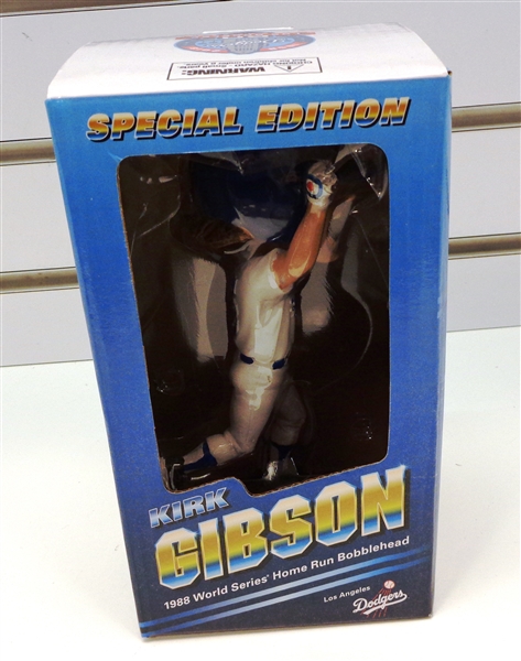 Kirk Gibson Autographed Dodgers Bobblehead