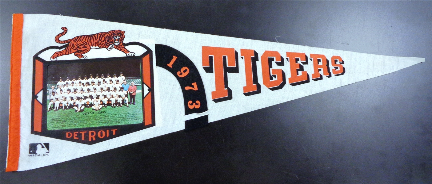 Detroit Tigers 1973 Team Pennant