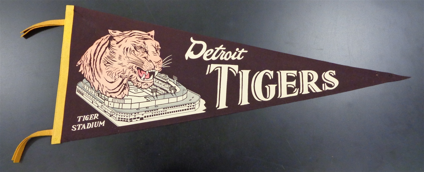 1960s Detroit Tigers Pennant