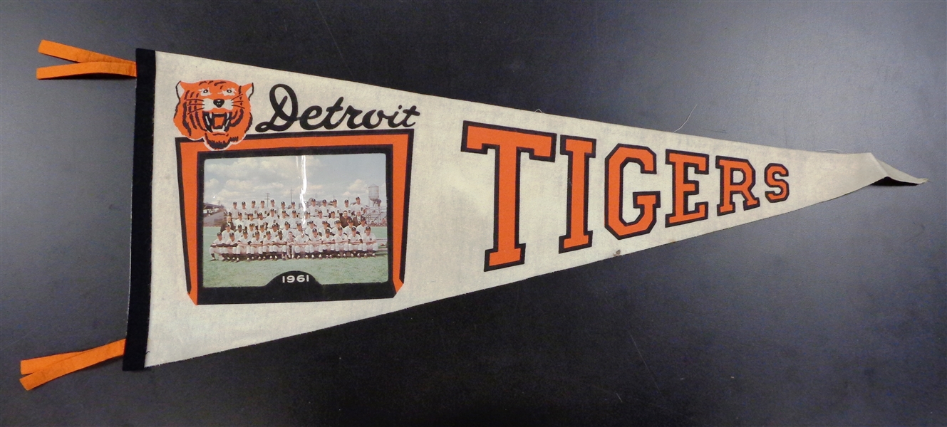 1961 Detroit Tigers Team Pennant