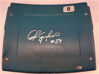 Chris Spielman Autographed Silverdome Seatback