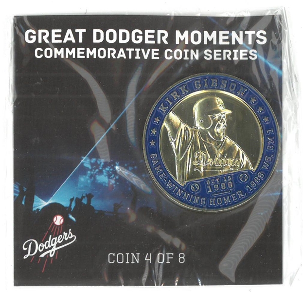 Kirk Gibson Commemorative Dodgers Coin