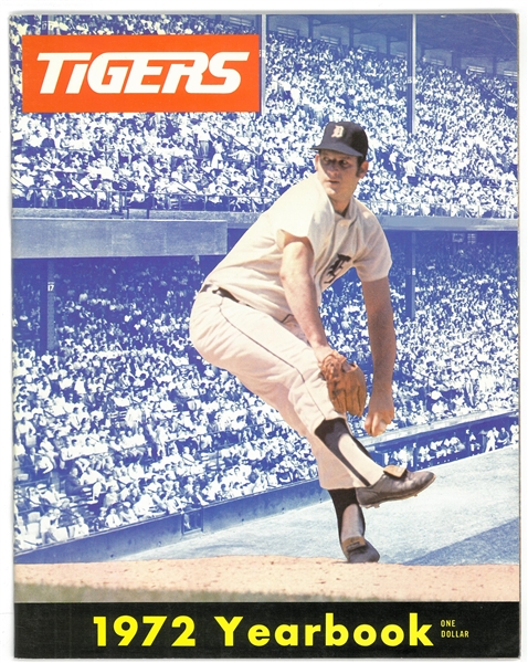 Detroit Tigers 1972 Yearbook