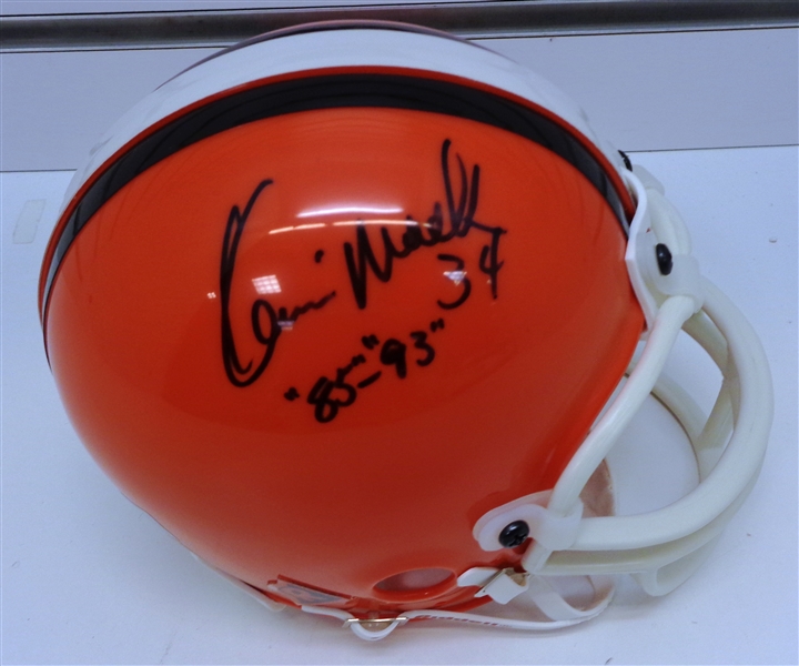 Kevin Mack Autographed Browns Mini Helmet