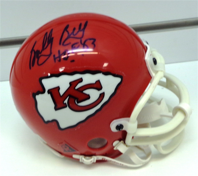 Bobby Bell Autographed Chiefs Mini Helmet