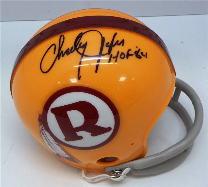 Charley Taylor Autographed Redskins Mini Helmet
