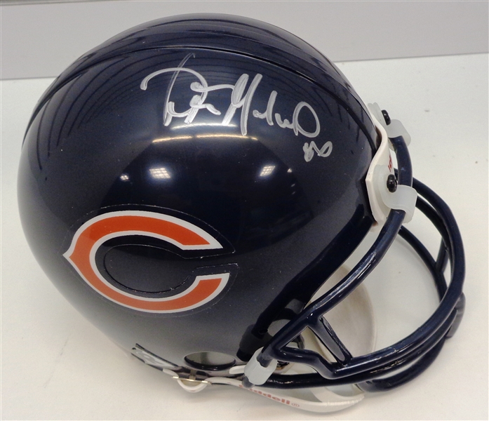 Wilbur Marshall Autographed Bears Mini Helmet