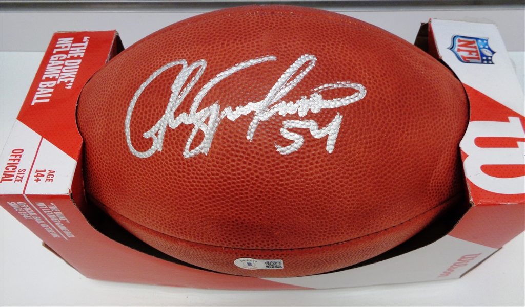 Chris Spielman Autographed Official NFL Football
