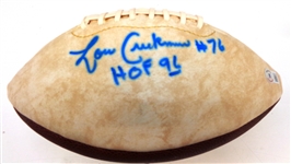 Lou Creekmur Autographed Football