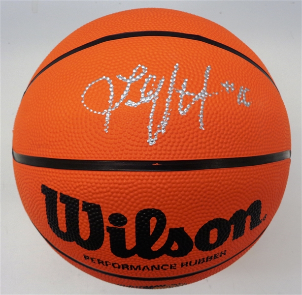 Lindsay Hunter Autographed Basketball