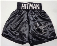 Thomas "Hitman" Hearns Autographed Boxing Trunks