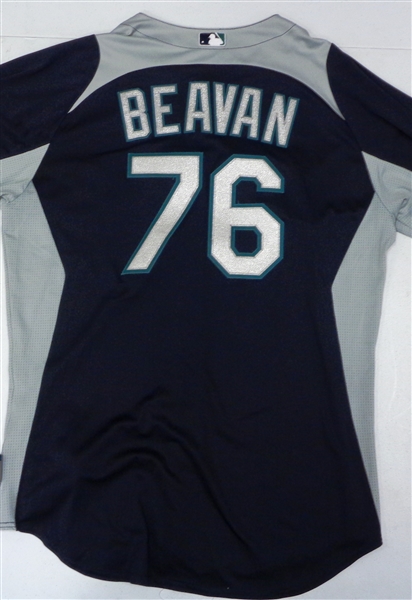 Blake Beavan Team Issued Mariners Jersey