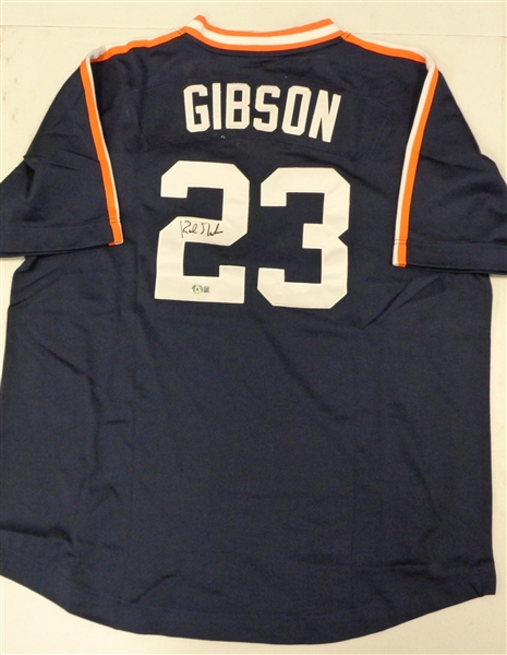 Kirk Gibson Autographed Tigers Jersey