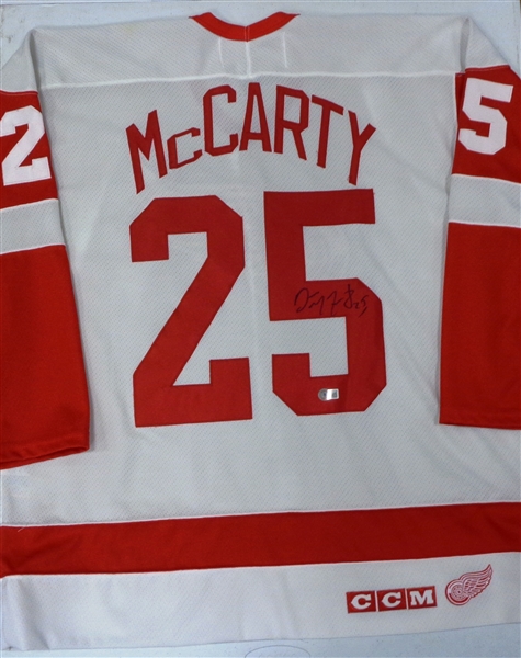 Darren McCarty Autographed Red Wings Jersey