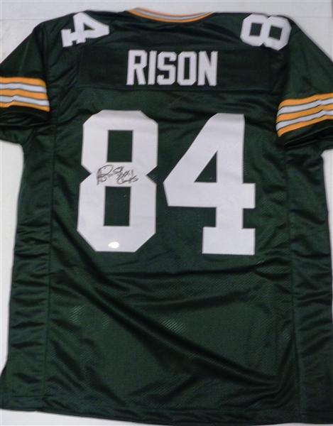 Andre Rison Autographed Custom Jersey w/ SB Champs