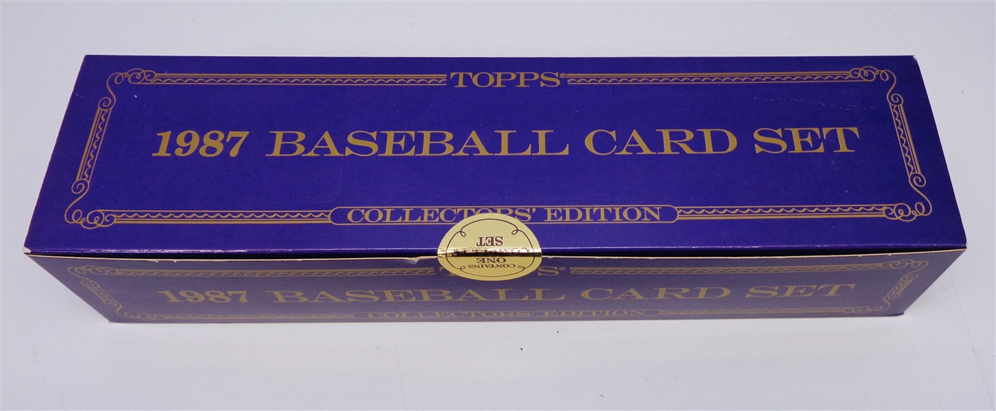 1987 Topps Tiffany Complete Factory Set