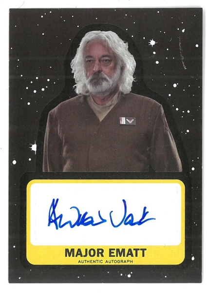Andrew Jack Autographed Star Wars Card