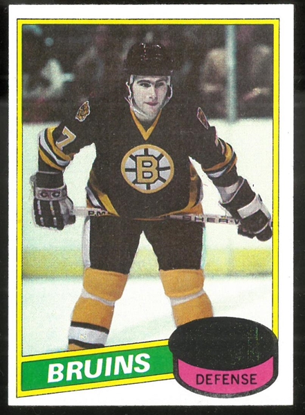 Ray Bourque 1980/81 Topps Rookie Card
