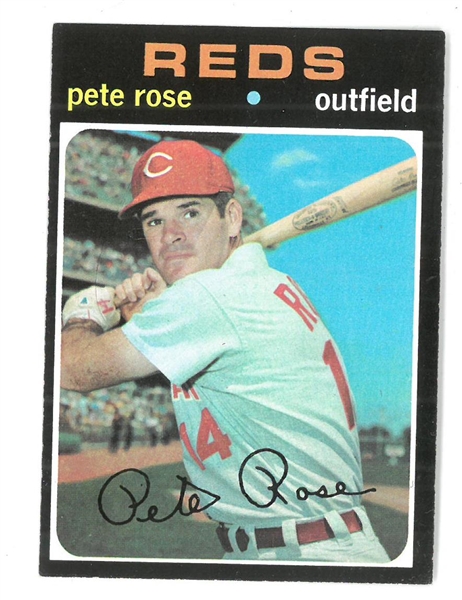 Pete Rose 1971 Topps Card