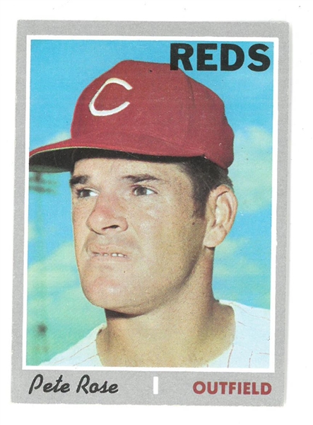 Pete Rose 1970 Topps Card