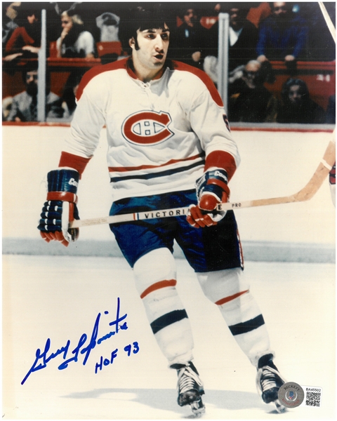 Guy Lapointe Autographed 8x10