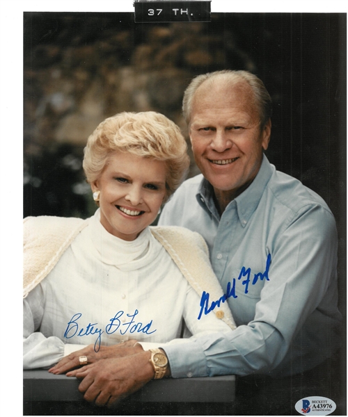 Betty & Gerald Ford Autographed 8x10