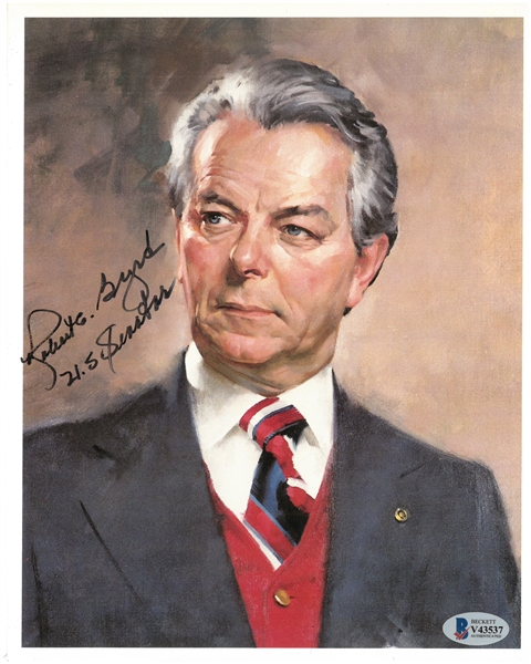 Robert Byrd Autographed 8x10