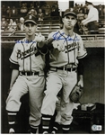 Warren Spahn & Johnny Sain Autographed 11x14