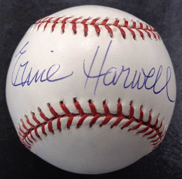 Ernie Harwell Autographed Baseball