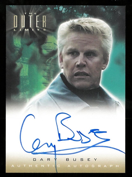 Gary Busey Autographed Outer Limits Card