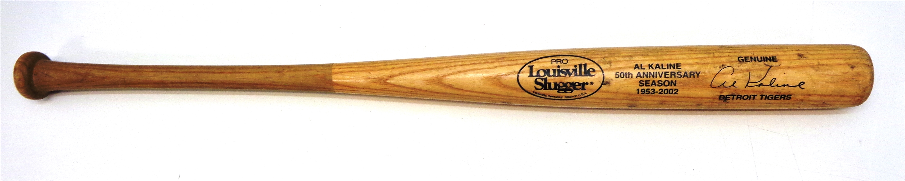 Al Kaline SGA 50th Anniversary Bat