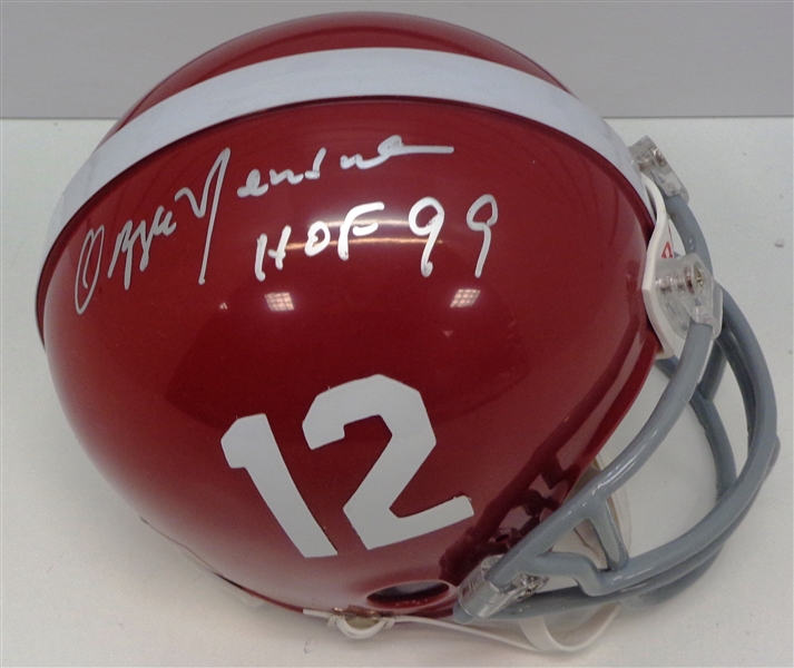 Ozzie Newsome Autographed Alabama Mini Helmet