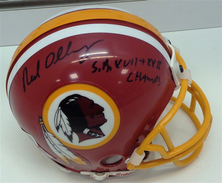 Neal Olkewicz Autographed Redskins Mini Helmet