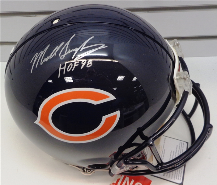 Mike Singletary Autographed Bears Full Size Authentic Helmet