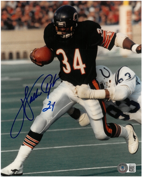 Walter Payton Autographed 8x10 Photo