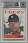 Mickey Lolich Autographed 1964 Topps Rookie Card