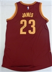 Lebron James Autographed Cleveland Cavaliers Jersey
