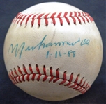 Muhammad Ali Autographed Baseball