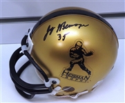 Jay Berwanger Autographed Heisman Mini Helmet (1st Winner 1935)