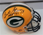 Bart Starr Autographed Packers Authentic Mini Helmet