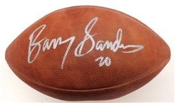 Barry Sanders Autographed Official NFL Football