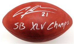 Charles Woodson Autographed Authentic Super Bowl Football