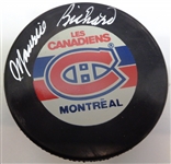 Maurice Richard Autographed Canadiens Puck