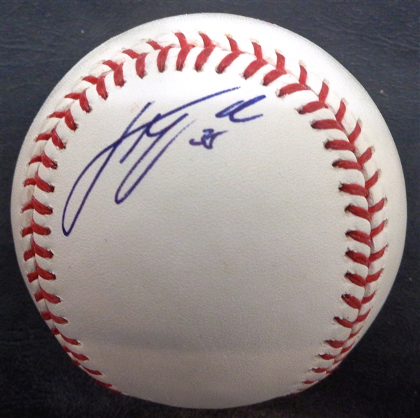 Justin Verlander Autographed Baseball