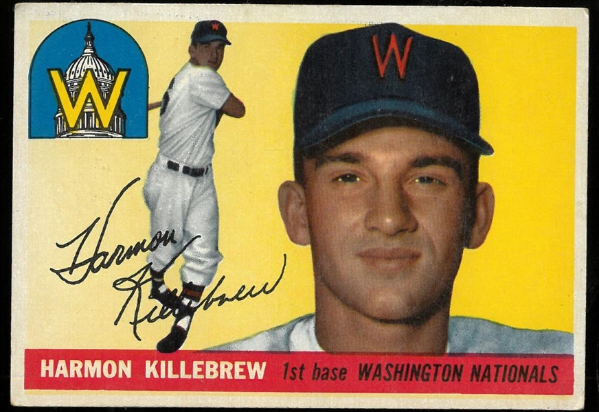 Harmon Killebrew 1955 Topps Rookie Card