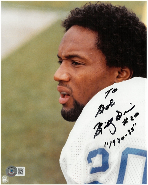 Billy Sims Autographed 8x10 